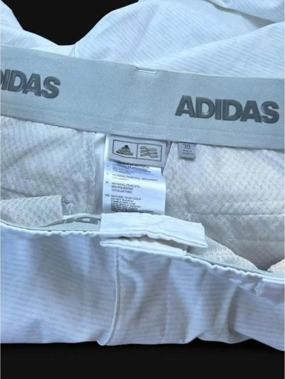 Adidas Men's White Shorts